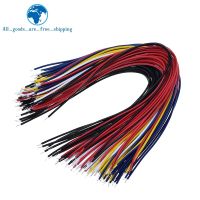 ♚☁▽ TZT 100PCS 20CM Color Flexible Two Ends Tin-plated Breadboard Jumper Cable Wires