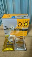 Bio Gold Extra Super Treatment ทรีทเม้นไบโอ โกลด์ สีเหลืองทอง แบบซอง1กล่อง24ซอง