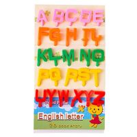 26 Pcs Alphabet Fruit Fork Food Grade Plastic Mini Cartoon Kids Cake Fruit Toothpick Bento Lunch Bento Accessories Party Decor