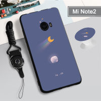 สำหรับ Xiaomi Mi Note 2 /Mi Note 3 /Mi Mix 2S /Mi Mix 2 /Mi 5S เคสซิลิโคนนิ่มพร้อมห่วงและเชือก