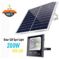 SEL ไฟโซล่าเซลล์ LED Solar cell โคมไฟสปอร์ตไลท์   Luna Solar Spot Light 200w ฟรีไฟฝังพื้น 1 ชิ้น แสงขาว Day Light Solar light  พลังงานแสงอาทิตย์