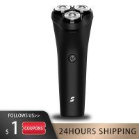 ZZOOI Mens Electric Shaver Rotary Electric Razor for Men 3D Beard Shaving Machine for Men Type-C Rechargeable Beard Timmer