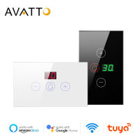 AVATTO WiFi Boiler Switch,4400W EUUS Standard Smart Water Heater Switch,Tuya Smart Life App Control work with Alexa home