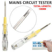 1ชิ้นทนทาน Mains Circuit Tester ไฟฟ้าทดสอบปากกาไขควงแรงดันไฟฟ้าวงจรทดสอบปากกาสำหรับการทดสอบแรงดันไฟฟ้าไมโครเวฟการรั่วไหล