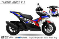 สติ๊กเกอร์แต่งลายรถ YAMAHA AEROX V.2 ลาย Rx-Aerox