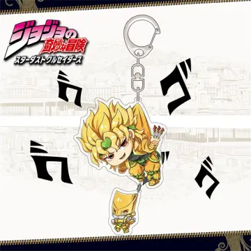 Anime Acrylic Keyring – Kujo Jotaro Kira Yoshikage Caesar Pendent Keychain  – Jojo Merch