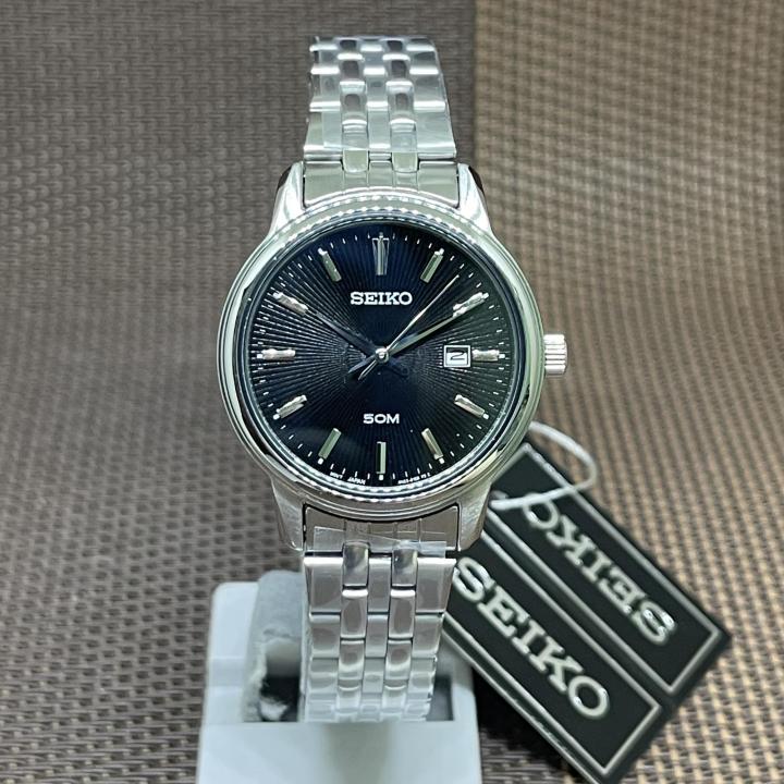 [TimeYourTime] Seiko SUR663P1 Classic Stainless Steel Black Dial Analog ...