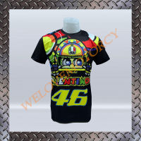 เสื้อยืดขี่มอเตอร์ไซค์ เสื้อยืดมอเตอร์ไซค์ เสื้อแขนสั้น VR 46 JT-542 เนื้อผ้าไมโคไฟเบอร์มีประสิทธิภาพในการซับเหงื่อสูงผ้าแห้งเร็ว