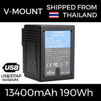 แบตเตอรี่กล้องดิจิตอลลิเธียมไอออนรุ่น BP-V190 V-Mount สำหรับ PMW-400 PMW-500 PMW-EX330 v mount