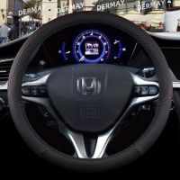 【YF】 for Honda Civic 2004 2006 2007 2008 2009 2012 2013 2014 2015 Car Steering Wheel Cover PU Leather Non-slip Auto Accessories