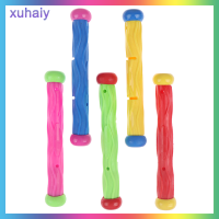 xuhaiy 5pcs ของเล่นใต้น้ำเด็กดำน้ำ sticks เกมว่ายน้ำของเล่นใต้น้ำ