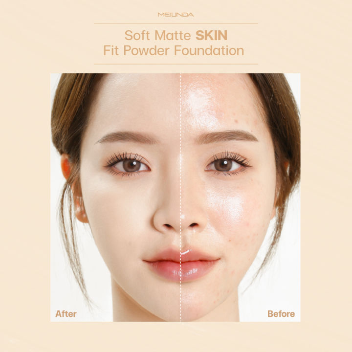 แป้งเมลินดา-soft-matte-skin-fit-powder-foundation-แป้งผสมรองพื้น