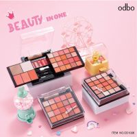 OD1006 ODBO BEAUTY IN ONE เซ็ตแต่งหน้า ที่รวมทุกความสวยไว้ในตลับเดียว ทั้งอายแชโดว์ บลัชออน ลิปกลอส ไฮไลท์ และคอนทัวร์