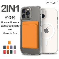 For Magsafe Leather Wallet Phone Case For iPhone 13 11 14 12 Pro Max Mini Plus Wireless Charging Magnetic Mobile Phones Cover