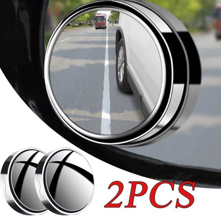 new-2-pcs-car-suction-cup-mount-auxiliary-rearview-mirror-360-degree-rotating-wide-angle-round-frame-blind-spot-mirror