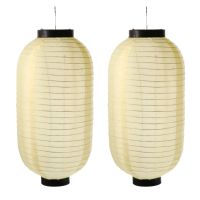 Lantern Japanese Lanterns Hanging Paper Silk Chinese Outdoor Lamp Style Ornament Waterproof Bar Decorations Sushi Red White