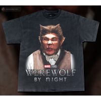 มีสินค้า เสื้อยืดผ้าฝ้าย Werewolf by night Bootleg T-Shirt