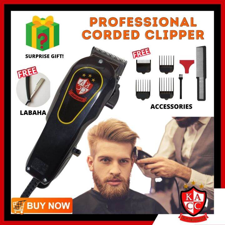 [KACC] Professional Corded Clipper Razor Professional Hair Clipper
