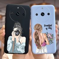 เคส Realme 11 Pro Plus เคสโทรศัพท์ TPU แบบน่มลายการ์ตูนเด็กผู้หญิงแฟชั่นน่ารักสำหรับ Realme 11 Pro Realme11 Pro + กระเป๋าฝาหลัง