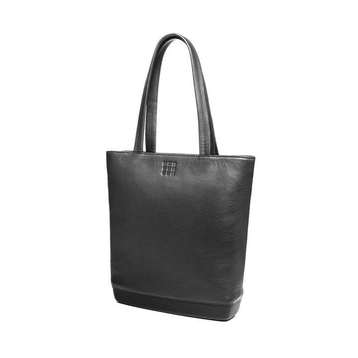 Moleskine Classic Leather Tote Bag (Black) Lazada PH