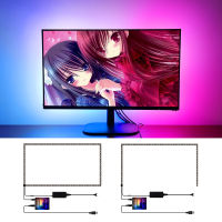 Easy DIY Ambient Lighting Computer RGB WS2812B LED Strip Arduino PC Monitor Dream Screen Backlight WS2812 NO Soldering 1M 5M Kit