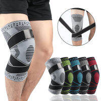 1PCS Sports Knee Pad Men Pressurized Elastic Knee Pads Support Fitness Gear Basketball Volleyball ce Protector Crossfit