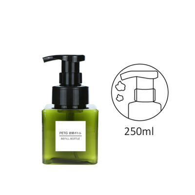 250450650ml Soap Bottle Brown Bathroom Refillable Bottle Lotion Shower Gel Shampoo Press Pump Storage Bottles Soap Dispenser