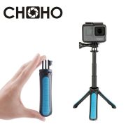 ไม้เซลฟี่ขาตั้งกล้องเล็กๆขาตั้งไม้เซลฟี่แบบมือถือด้วยตนเองสำหรับ Gopro HERO 10 9 8 7 6 Xiaoyi 4K Lite SJCAM อุปกรณ์เสริม