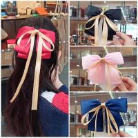 【Ready Stock】 ✹▧✟ C18 Korean Elegant Long Ribbon Bow Hair Clip Cute Baby Kids Hairpin