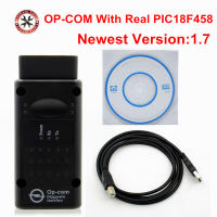 รุ่นล่าสุด V1.7 OP COM พร้อมชิป PIC18F458 CAN BUS OBD2 OP-COM V1.7 OPCOM จัดส่งฟรี