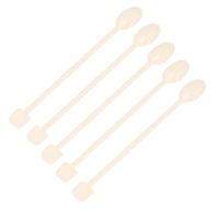 500 Pcs Coffee Dessert Cake Spoons Plastic Spoon Safe Tea Coffee Ice Cream Stick Stirring Bar Disposable Spoons 2023 New