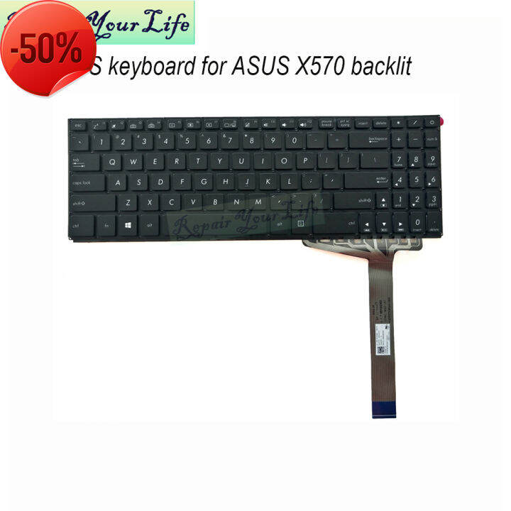 BHOMANI Laptop Keyboard For ASUS X570 X570U X570UD X570Z X570ZD