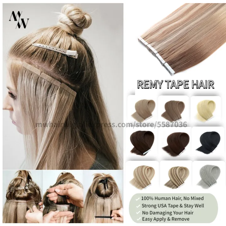 Reasons Why Tape Extensions Are The Best Hair Extension Method – Glam  Seamless Hair Extensions | Seamless Tape For Tapes In Human Hair Extensions  Glue Replacement 