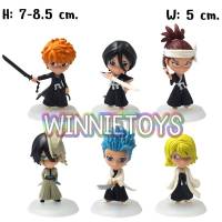 โมเดล บลีชเทพมรณะ ตัวเล็ก 6 แบบ H: 7-8.5 cm. winnietoys