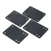 4Pcs สเก็ตบอร์ด Riser Pads Longboard 3มม. ยาง Soft Shock Absorption ปะเก็น cket Skate Board รถบรรทุก Shockpads.2023