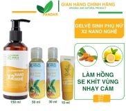 Gel dung dịch vệ sinh phụ nữ x2 nano nghệ, hết hôi, hết ngứa, sạch thơm
