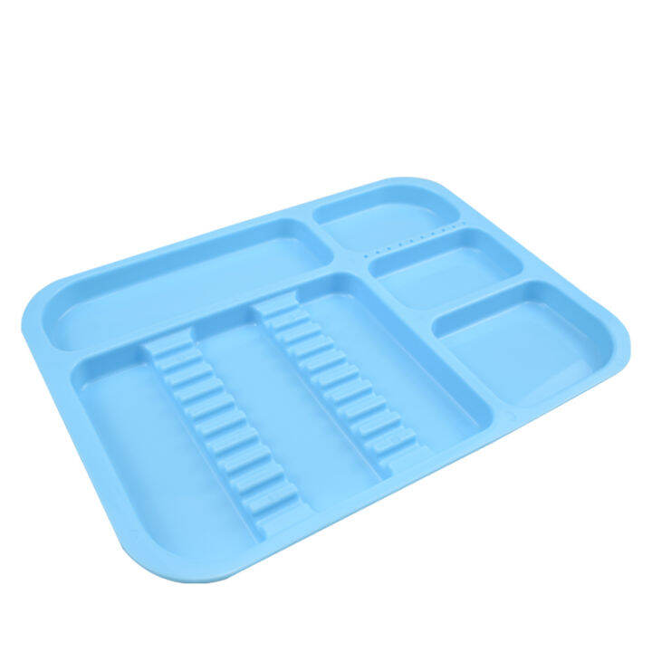 Dental Instrument Tray Plastic Surgical Instrument Tray Box Segregated ...