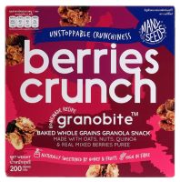 Manyseeds Granobite Berries Crunch 200g.