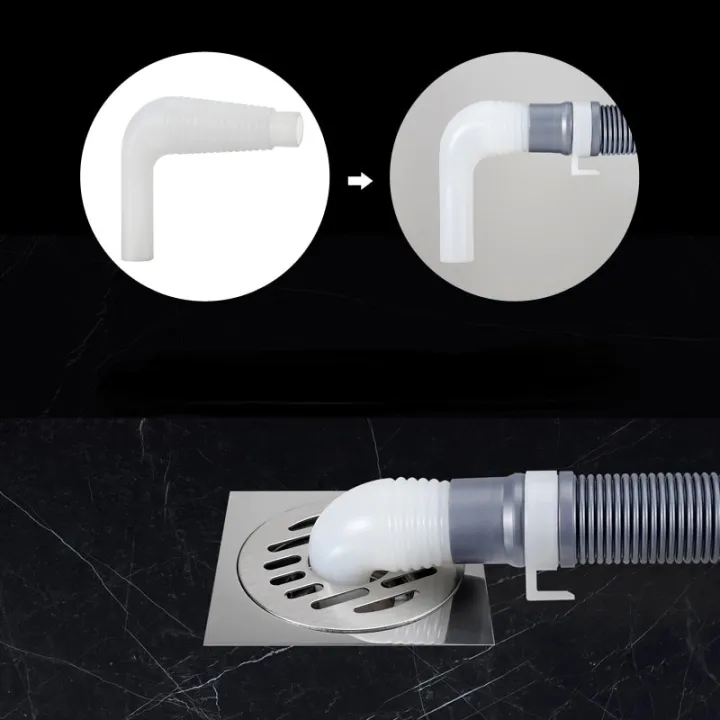 Silicone Bathtub Sewer Connector Washing Machine Pipe Adapter For