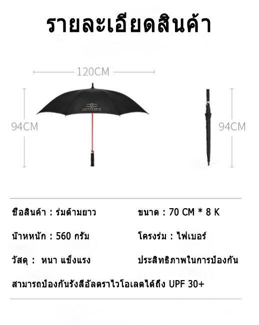 ร่มออโต้-ร่มพับ-ร่มกันแดด-ร่มป้องกันยูวี-ป้องกันยูวีมากกว่า95-ร่มอัตโนมัติ-ร่มกับพกพา-ร่มกันฝน-ร่มพับ8ก้าน-ต้านลมได้ดี-ร่มกอล์ฟ-gyp-8612pg