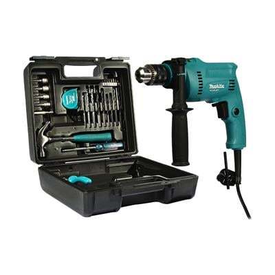 "โปรโมชั่น"สว่านกระแทก 16 มม. MAKITA รุ่น M0801KX3B กำลัง 500 วัตต์ สีเขียว - ดำ"ส่งด่วนทุกวัน"