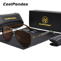 CoolPandas Pilot Sunglasses Men Polarized Glasses Women Vintage Design UV400 Protection Driving Goggles Anti-Glare zonnebril