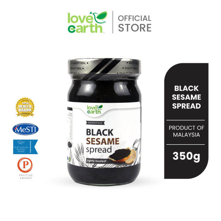 Love Earth Organic Black Sesame Seed Spread 300g Lazada