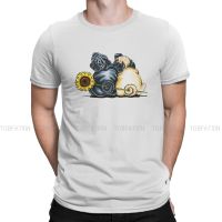 Capt Blackbone The Pugrate Tshirt For Men Sunny Basic Summer Tee T Shirt 100% Cotton Trendy Fluffy