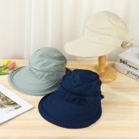 Fashion Outdoor Hat Wide Brim Cap Purpose Detachable Top Anti-UV Beach