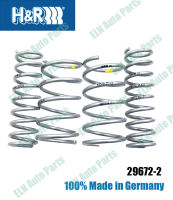 H&amp;R สปริงโหลด (lowering spring) บีเอ็มดับเบิลยู BMW E34 5series 518i ,520i เก๋ง 88-95 12v.  (หน้าลง 35 มิล หลังลง 10 มิล)