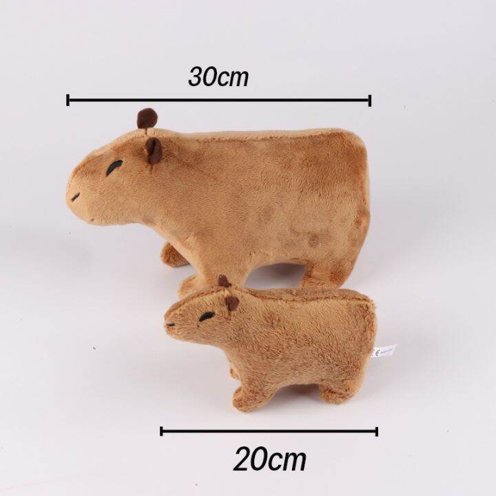 select-sea-ตุ๊กตาคาปิบาราจําลอง-ขนปุย-simulation-capybara-toys-ของเล่น-ของขวัญวันเกิด-สําหรับเด็ก