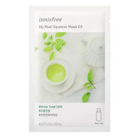 อินนิสฟรี มาส์กหน้า ชาเขียว innisfree My real squeeze mask-greentea