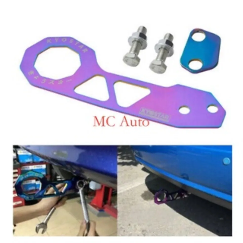 JDM Aluminum Alloy Racing Rear Tow Hook JDM Towing Bars Hook for