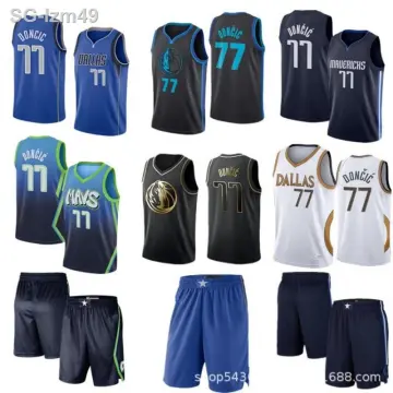 Basketball Jerseys SLOVENIJA 77 Doncic Jersey Embroidery Sewing Outdoor  Sportswear Hip-hop Blue Jersey : Clothing, Shoes & Jewelry 